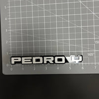 1PC PEDRO Y 3D Acrylic Badge - Car Truck Emblem Fender Tailgate Trunk Sticker