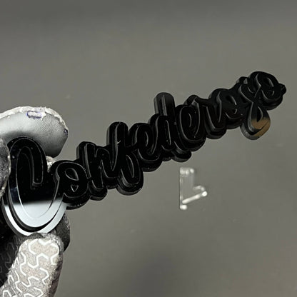 1PC Confederoso 3D Acrylic Badge - Car Truck Emblem Fender Sticker