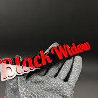 1PC Black Widow 3D Acrylic Badge - Car Truck Emblem Fender Sticker