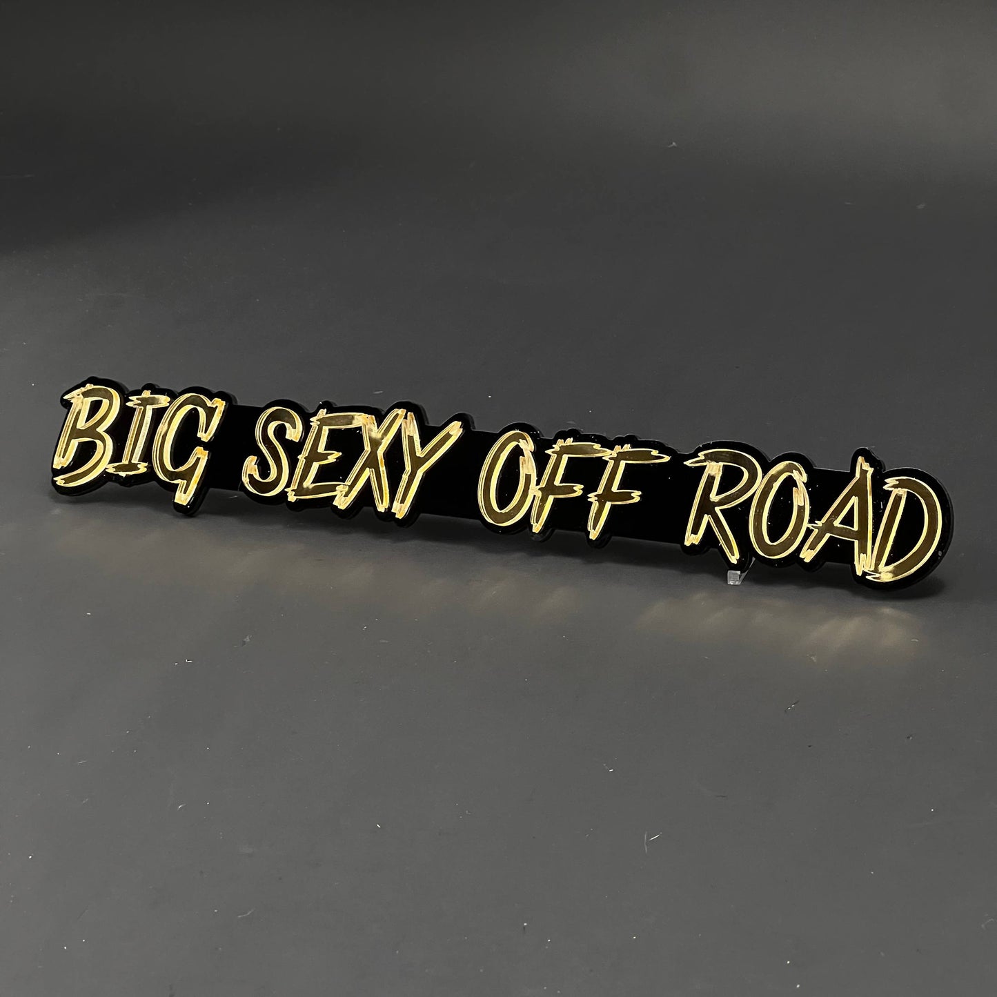 1PC BIG SEXY OFF ROAD 3D Acrylic Badge - Car Truck Emblem Fender Sticker
