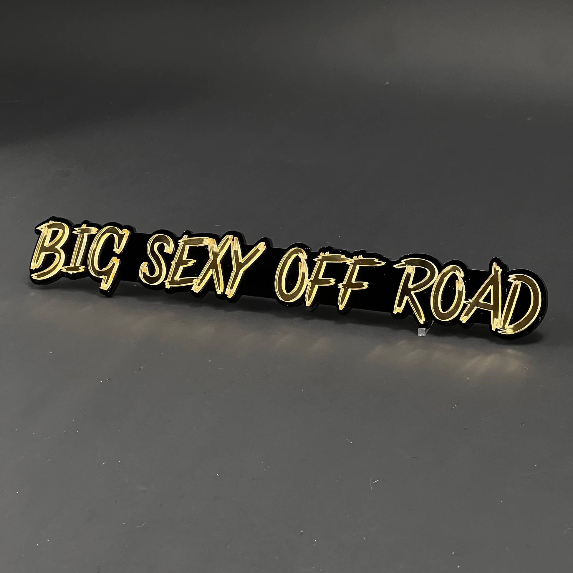 1PC BIG SEXY OFF ROAD 3D Acrylic Badge - Car Truck Emblem Fender Sticker