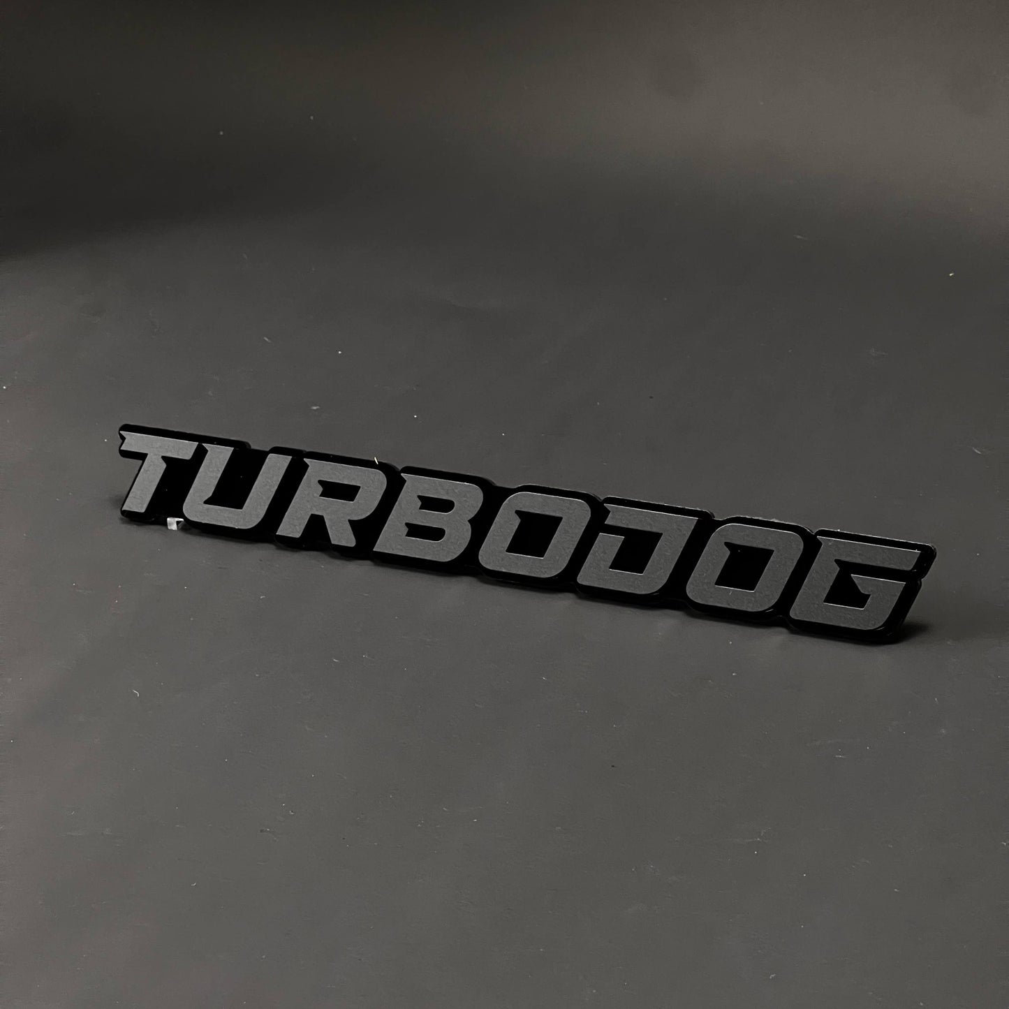 1PC TURBODOG 3D Acrylic Badge - Car Truck Emblem Fender Tailgate Trunk Sticker