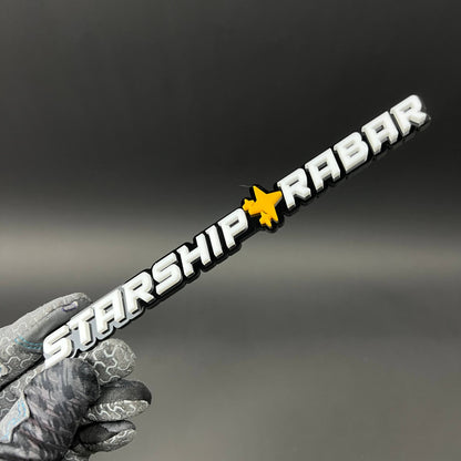 1PC STARSHIP RABAR 3D Acrylic Badge - Car Truck Emblem Fender Sticker