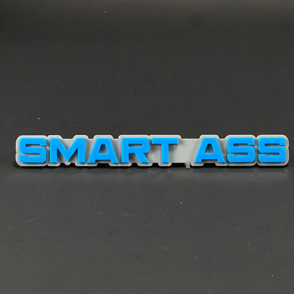 1PC SMART ASS 3D Acrylic Badge - Car Truck Emblem Fender Tailgate Trunk Sticker