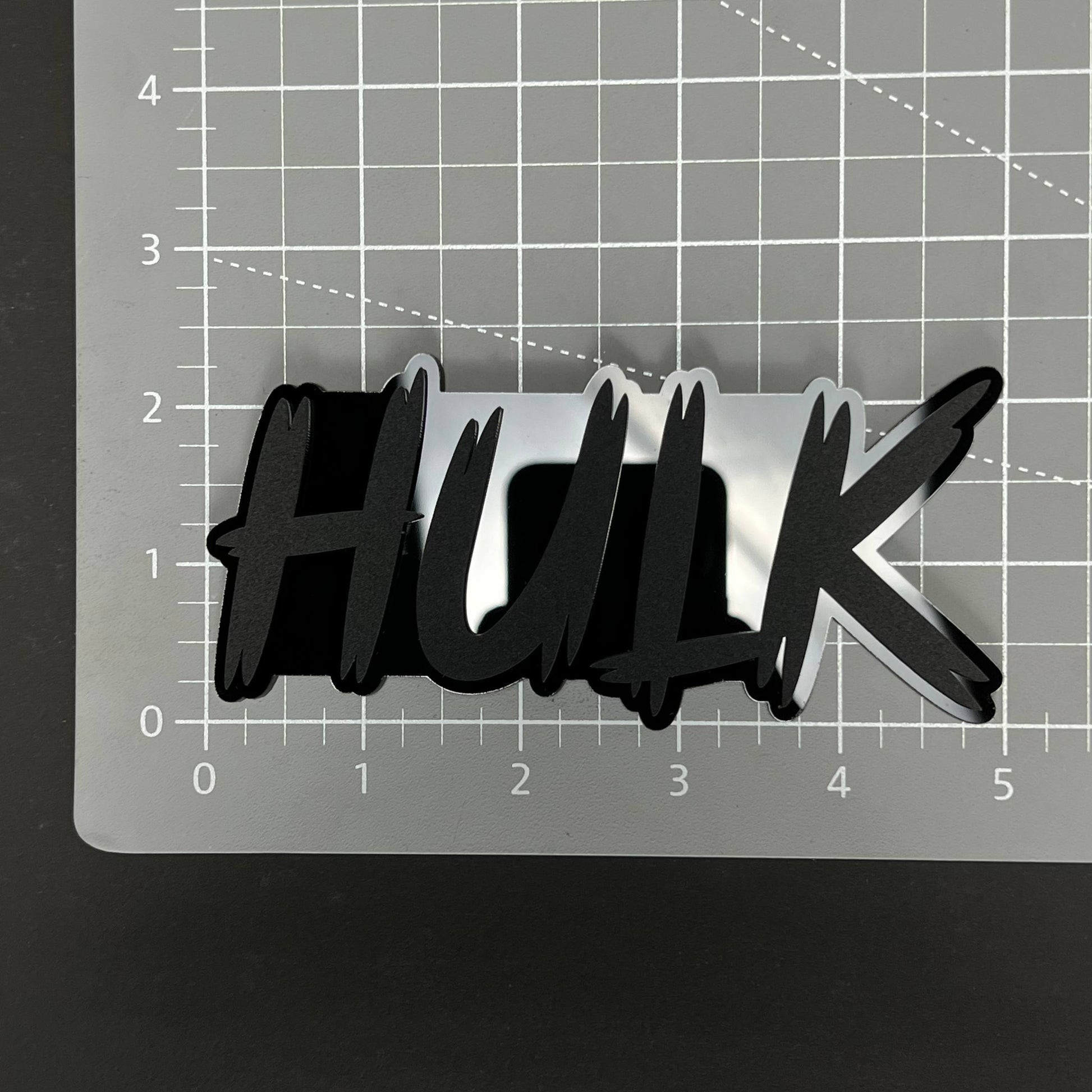 1PC HULK 3D Acrylic Badge - Car Truck Emblem Fender Tailgate Trunk Sticker