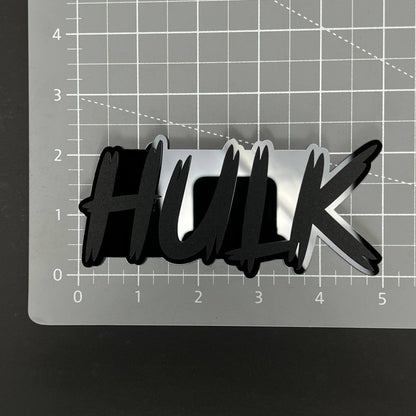 1PC HULK 3D Acrylic Badge - Car Truck Emblem Fender Tailgate Trunk Sticker