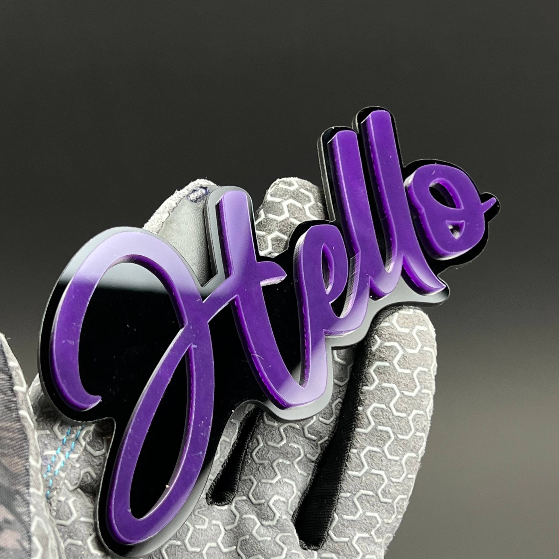 1PC Hello 3D Acrylic Badge - Car Truck Emblem Fender Tailgate Trunk Sticker