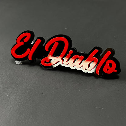 1PC El Diablo 3D Acrylic Badge - Car Truck Emblem Fender Tailgate Trunk Sticker