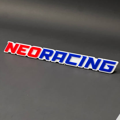 1PC NEORACING 3D Acrylic Badge - Car Truck Emblem Fender Tailgate Trunk Sticker
