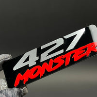 1PC 427 MONSTER 3D Acrylic Badge - Car Truck Emblem Fender Sticker