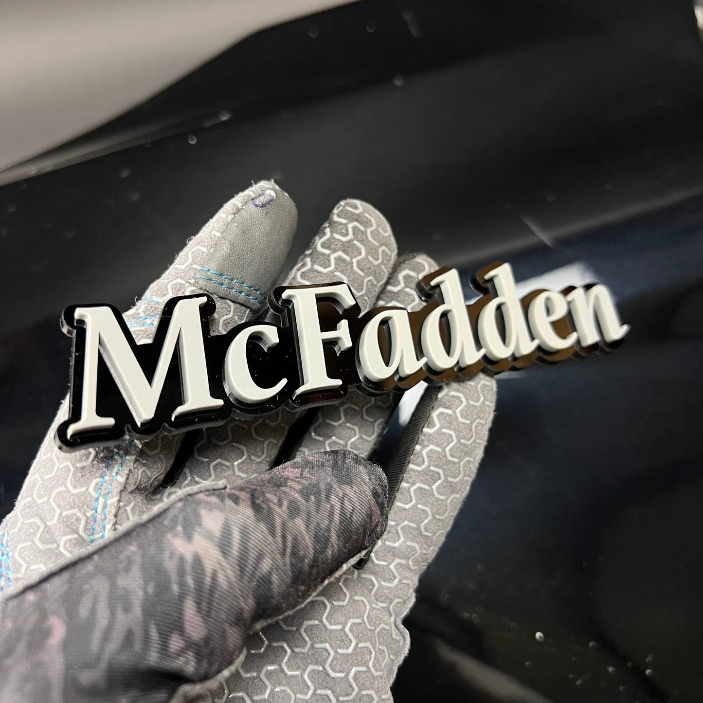 1PC McFadden 3D Acrylic Badge - Car Truck Emblem Fender Tailgate Trunk Sticker
