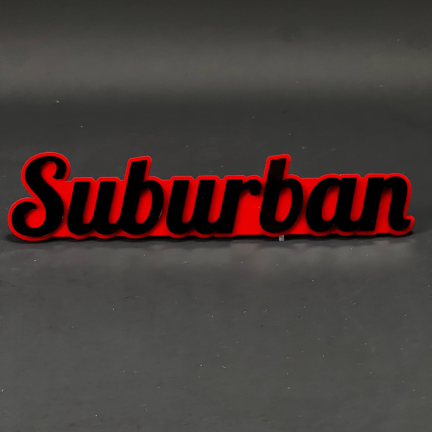 1PC Suburban 3D Acrylic Badge - Car Truck Emblem Fender Tailgate Trunk Sticker