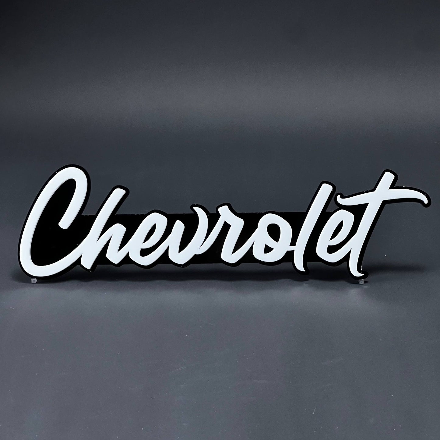 1PC Chevrolet 3D Acrylic Badge - Car Truck Emblem Fender Tailgate Trunk Sticker