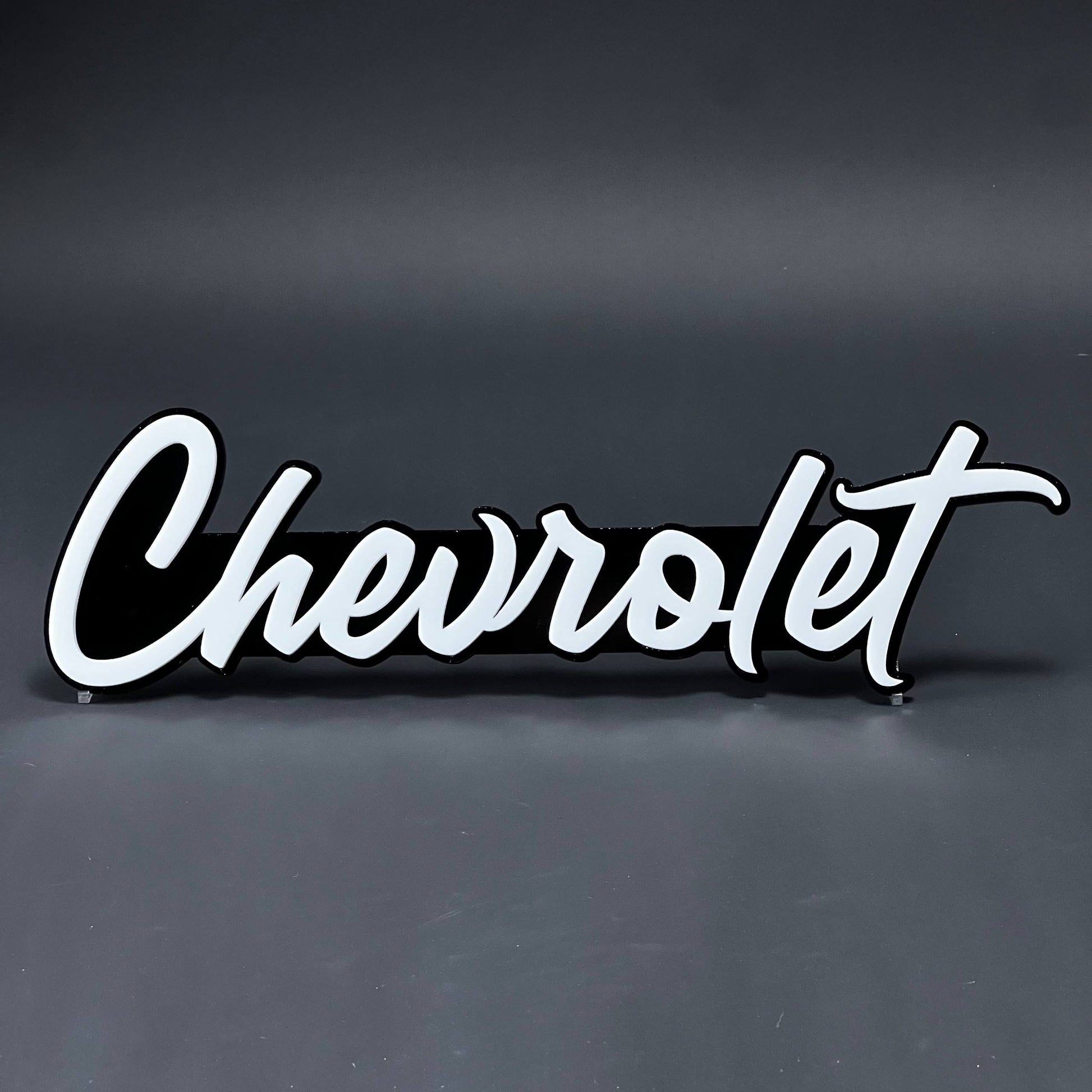 1PC Chevrolet 3D Acrylic Badge - Car Truck Emblem Fender Tailgate Trunk Sticker