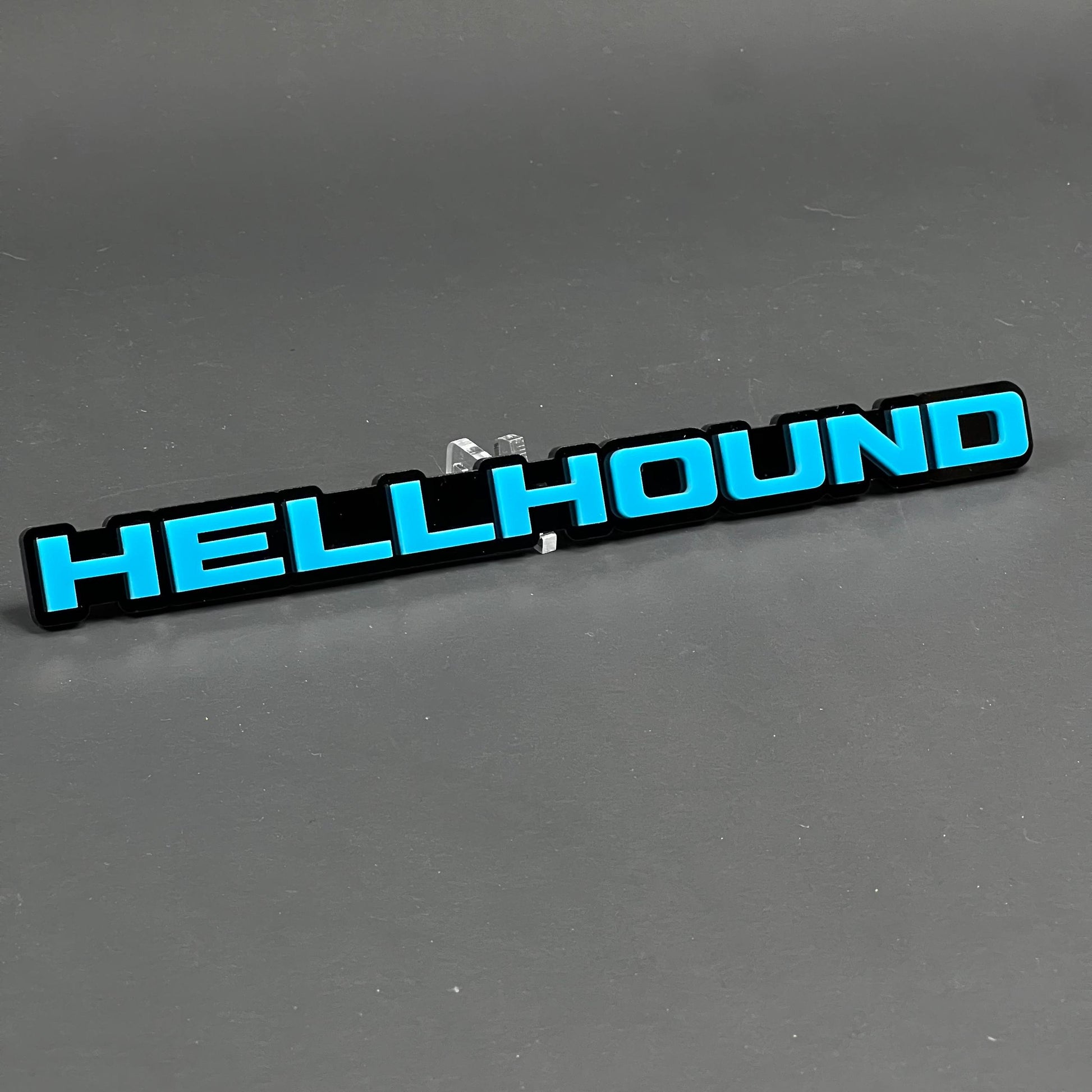 1PC HELLHOUND 3D Acrylic Badge - Car Truck Emblem Fender Tailgate Trunk Sticker