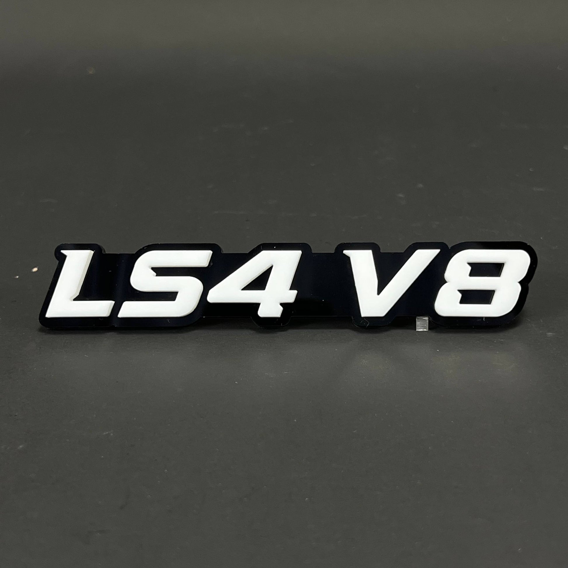 1PC LS4 V8 3D Acrylic Badge - Car Truck Emblem Fender Tailgate Trunk Sticker