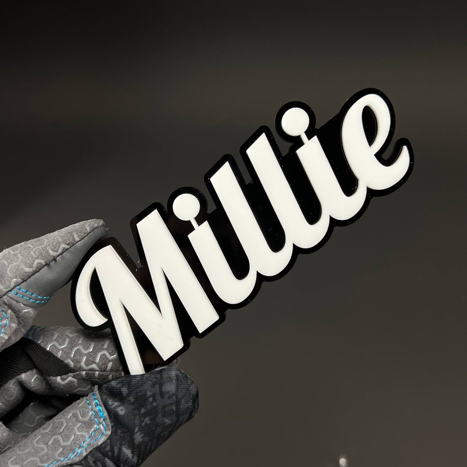 1PC Millie 3D Acrylic Badge - Car Truck Emblem Fender Tailgate Trunk Sticker