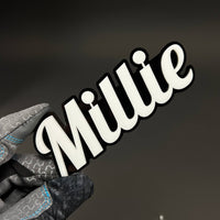 1PC Millie 3D Acrylic Badge - Car Truck Emblem Fender Tailgate Trunk Sticker