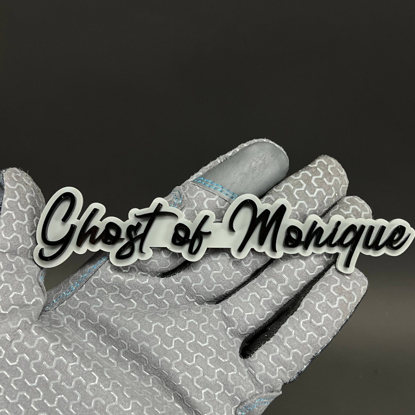 1PC Ghost of Monique 3D Acrylic Badge - Car Truck Emblem Fender Sticker