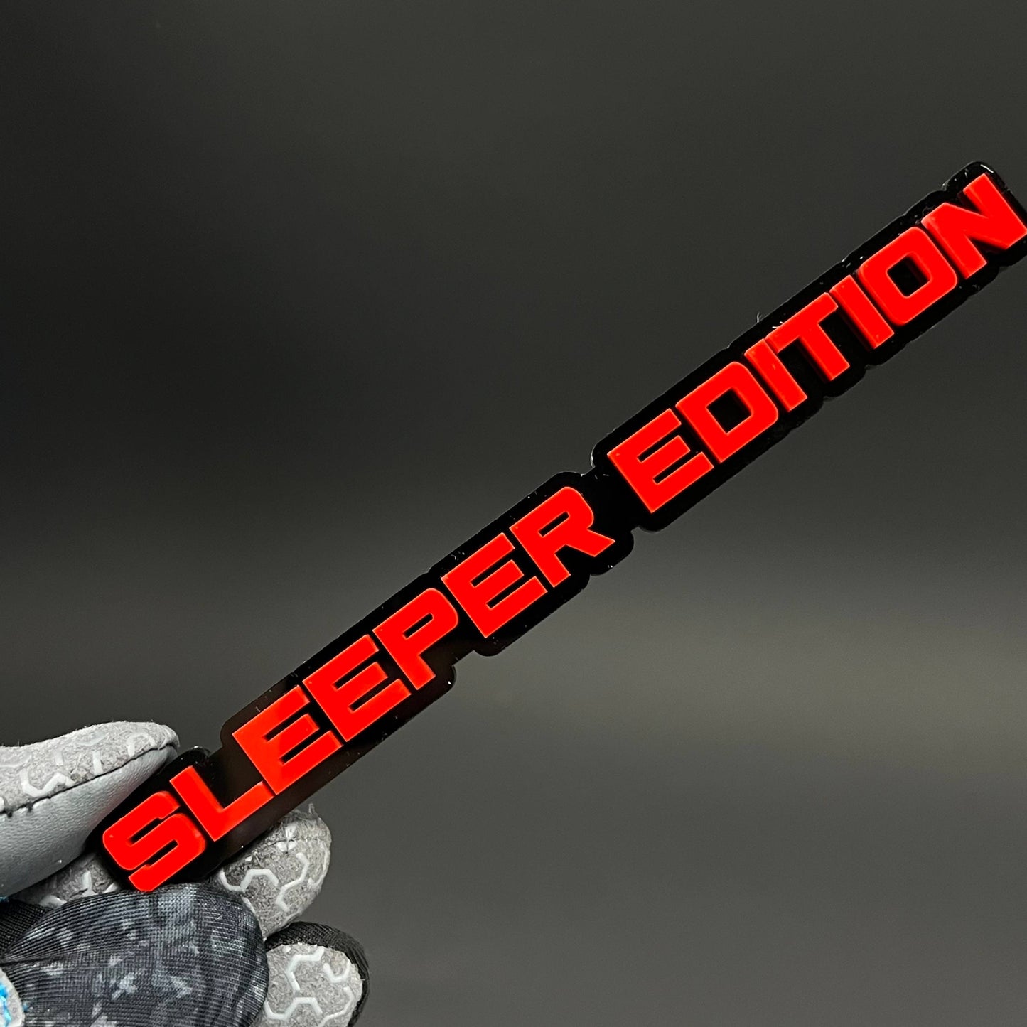1PC SLEEPER EDITION 3D Acrylic Badge - Car Truck Emblem Fender Sticker