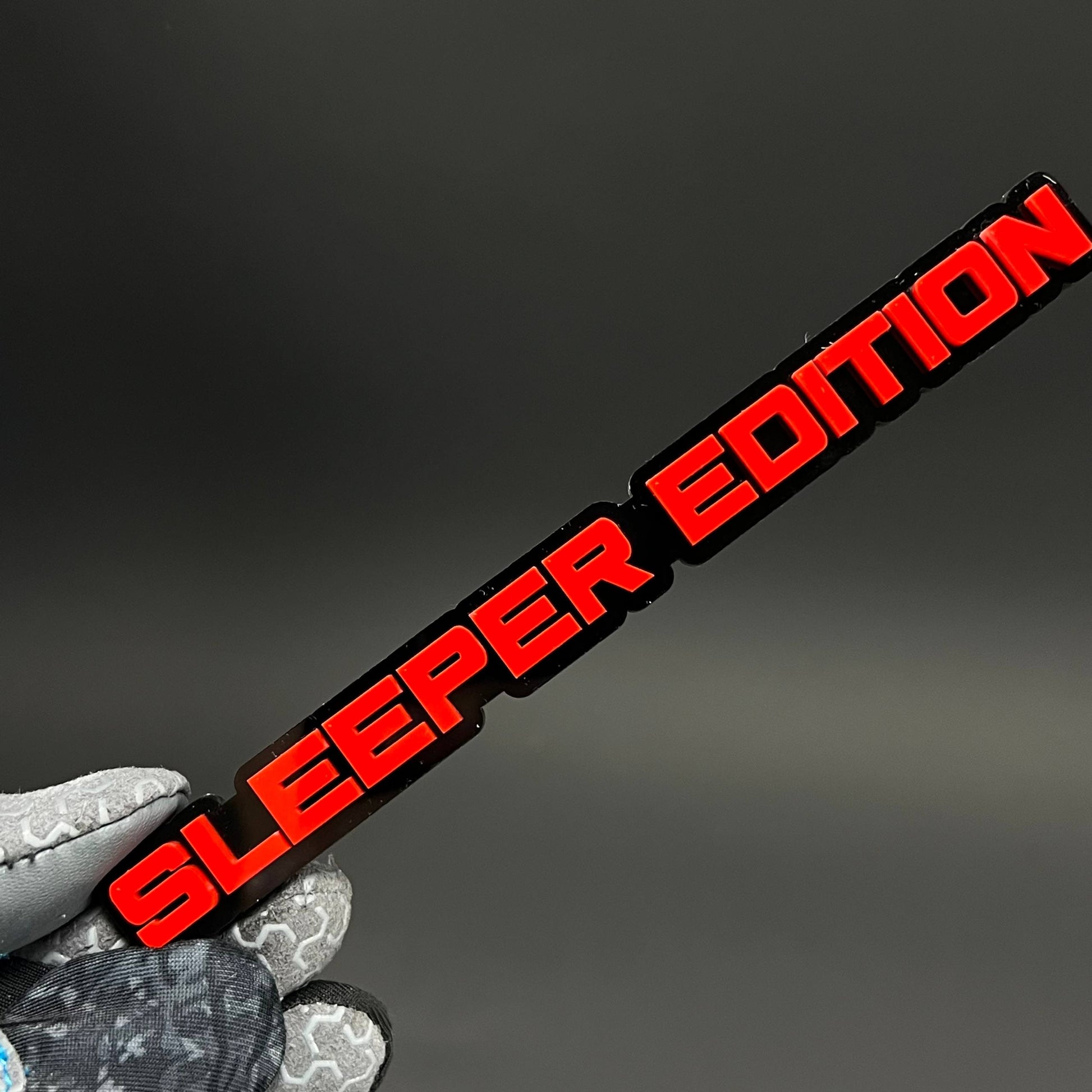 1PC SLEEPER EDITION 3D Acrylic Badge - Car Truck Emblem Fender Sticker