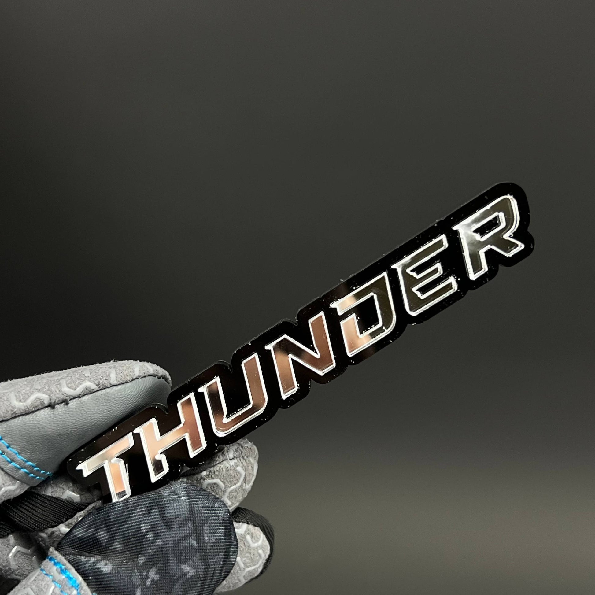 1PC THUNDER 3D Acrylic Badge - Car Truck Emblem Fender Tailgate Trunk Sticker