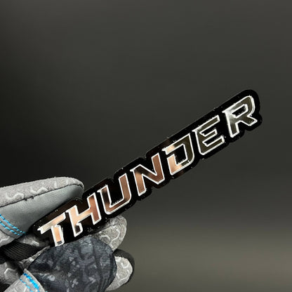 1PC THUNDER 3D Acrylic Badge - Car Truck Emblem Fender Tailgate Trunk Sticker