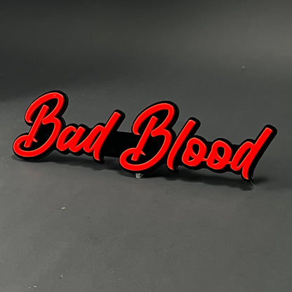 1PC Bad Blood 3D Acrylic Badge - Car Truck Emblem Fender Tailgate Trunk Sticker