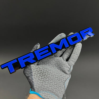 1PC TREMOR 3D Acrylic Badge - Car Truck Emblem Fender Tailgate Trunk Sticker