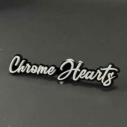 1PC Chrome Hearts 3D Acrylic Badge - Car Truck Emblem Fender Sticker