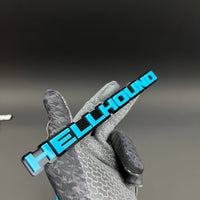 1PC HELLHOUND 3D Acrylic Badge - Car Truck Emblem Fender Tailgate Trunk Sticker