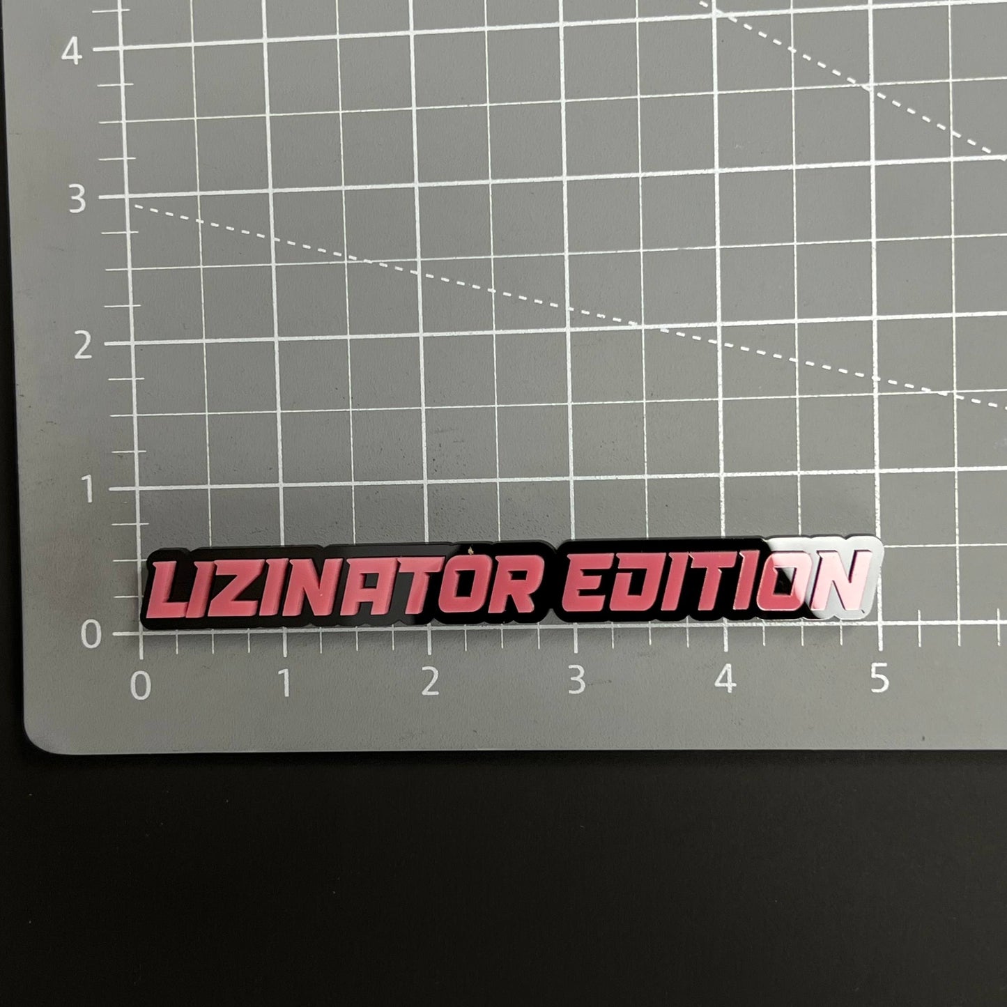 1PC LIZINATOR EDITION 3D Acrylic Badge - Car Truck Emblem Fender Sticker