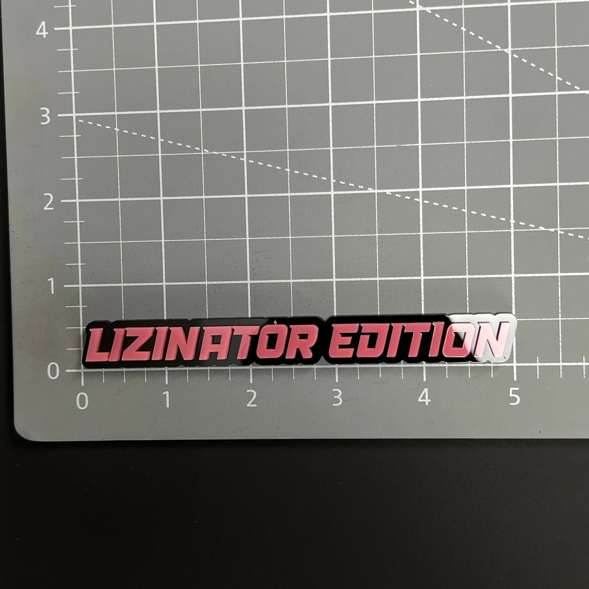 1PC LIZINATOR EDITION 3D Acrylic Badge - Car Truck Emblem Fender Sticker
