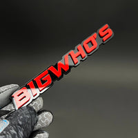 1PC BIGWHO'S 3D Acrylic Badge - Car Truck Emblem Fender Tailgate Trunk Sticker