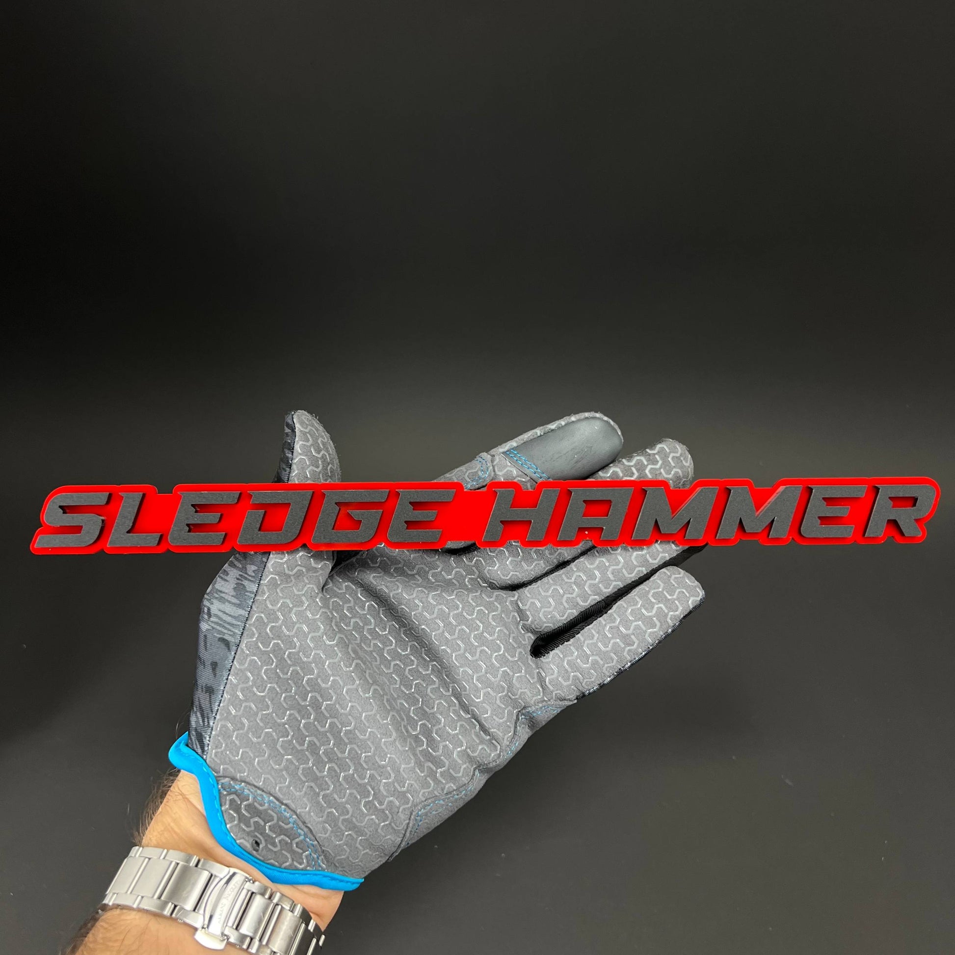 1PC SLEDGE HAMMER 3D Acrylic Badge - Car Truck Emblem Fender Sticker