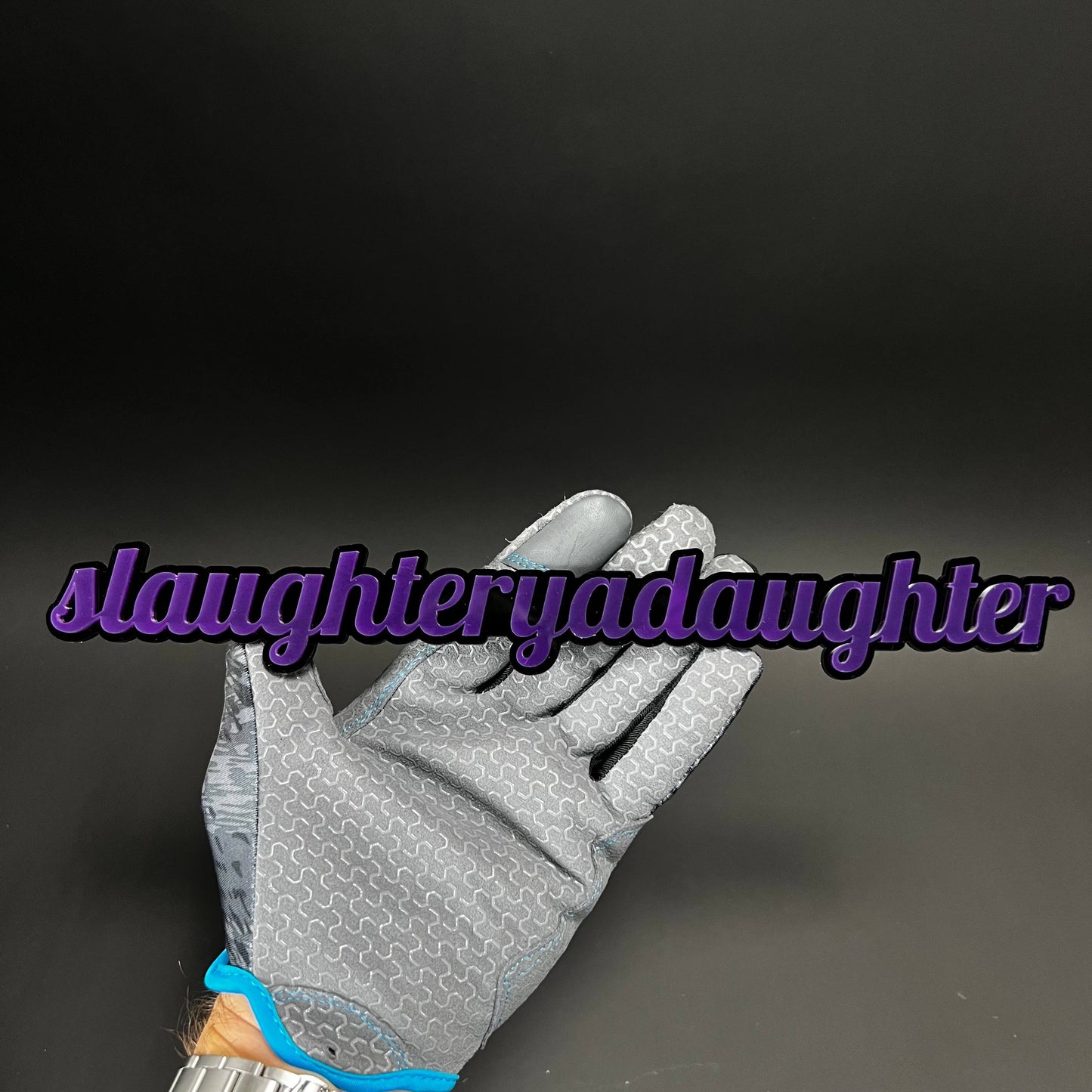 1PC slaughteryadaughter 3D Acrylic Badge - Car Truck Emblem Fender Sticker
