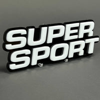 Super Sport 3D Acrylic Badge - Car Truck Emblem Fender Tailgate Trunk Sticker