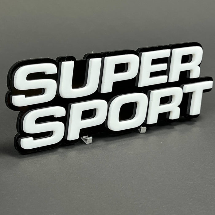Super Sport 3D Acrylic Badge - Car Truck Emblem Fender Tailgate Trunk Sticker