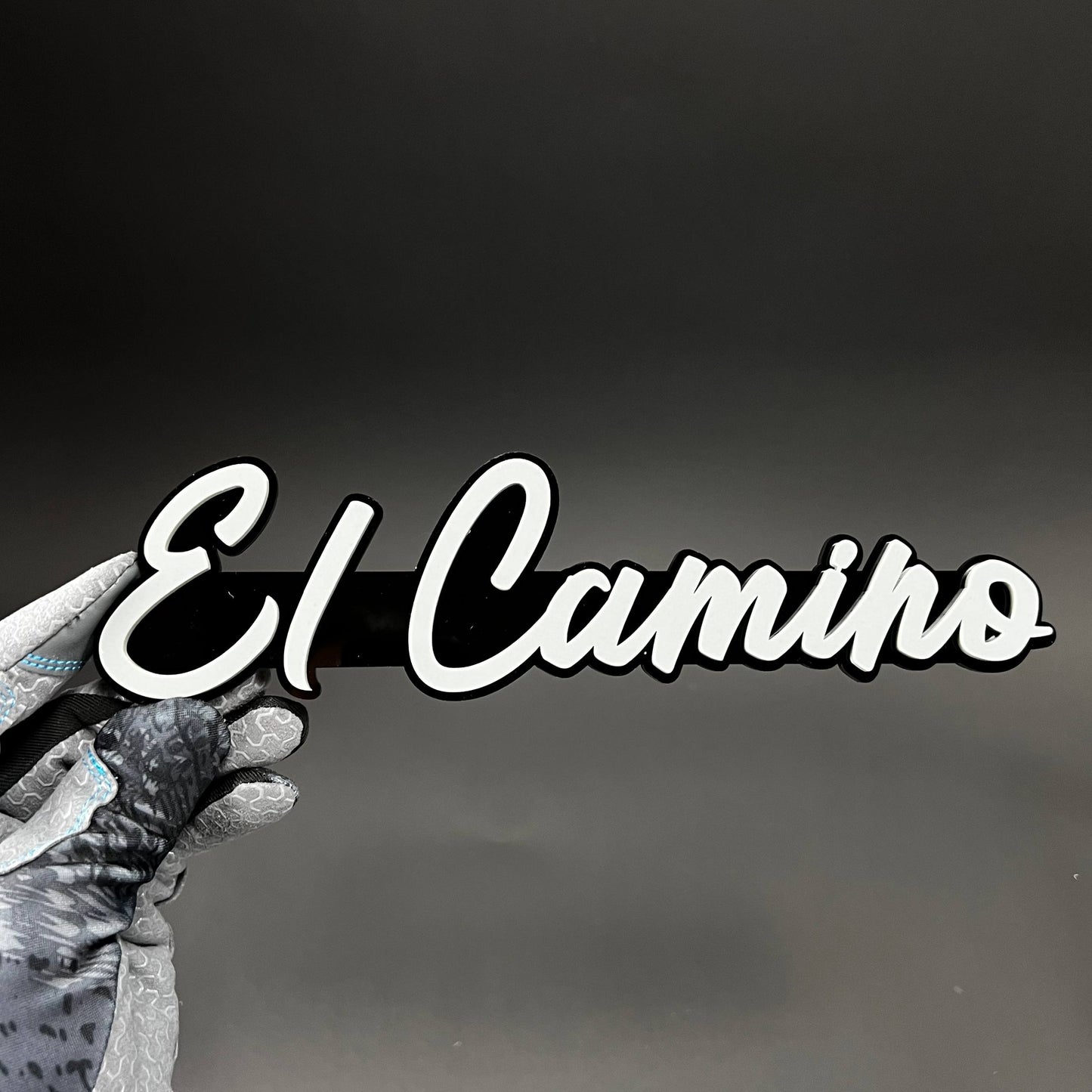 1PC El Camino 3D Acrylic Badge - Car Truck Emblem Fender Tailgate Trunk Sticker