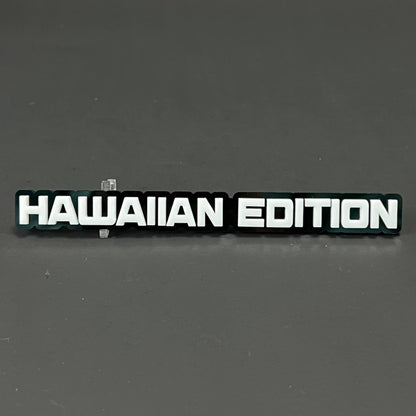 1PC HAWAIIAN EDITION 3D Acrylic Badge - Car Truck Emblem Fender Sticker