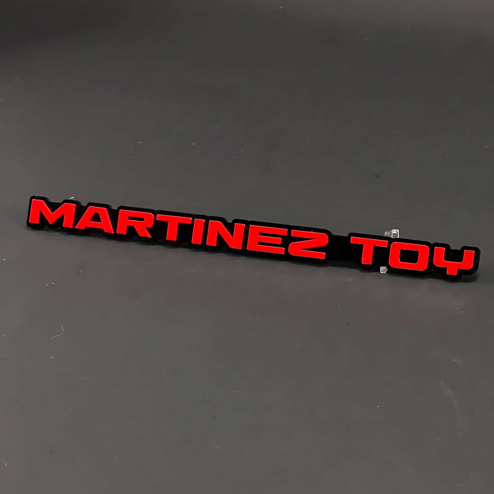1PC MARTINEZ TOY 3D Acrylic Badge - Car Truck Emblem Fender Sticker