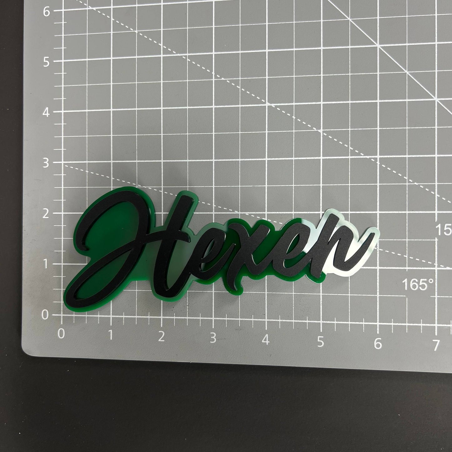 1PC Hexen 3D Acrylic Badge - Car Truck Emblem Fender Tailgate Trunk Sticker