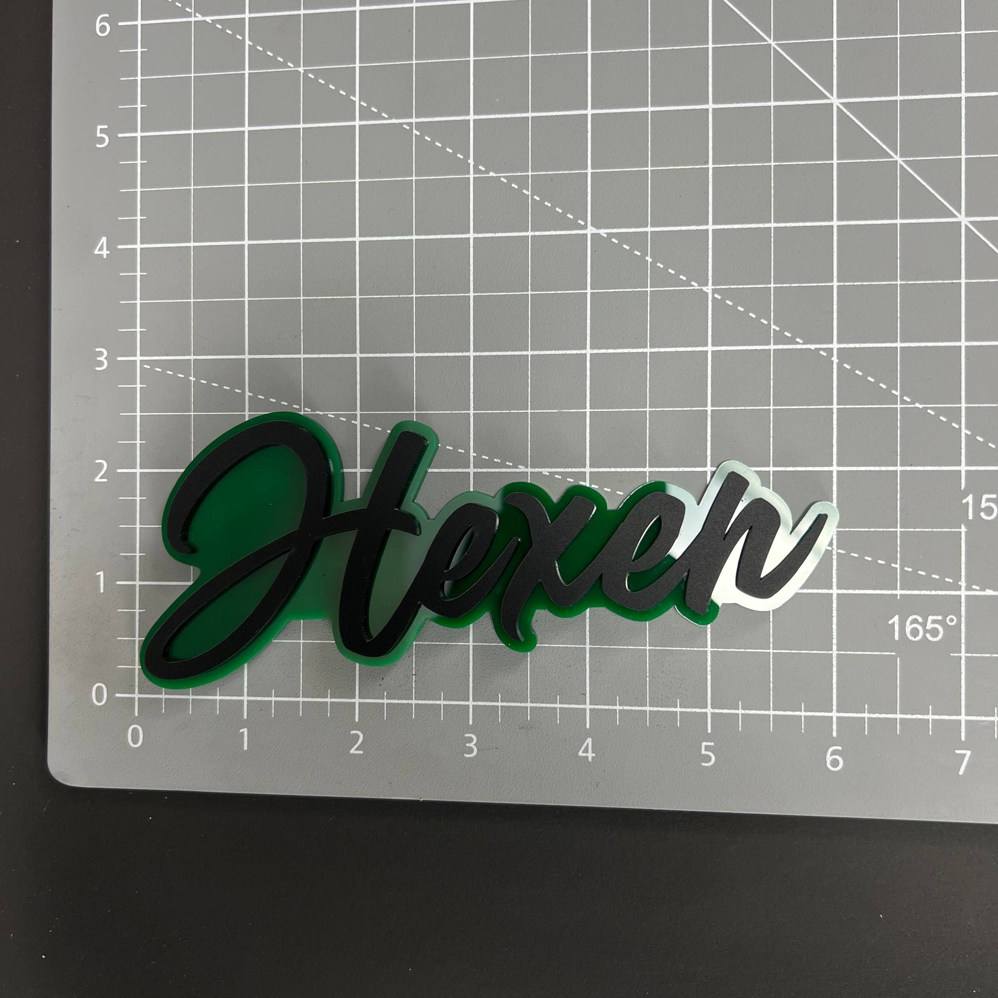 1PC Hexen 3D Acrylic Badge - Car Truck Emblem Fender Tailgate Trunk Sticker