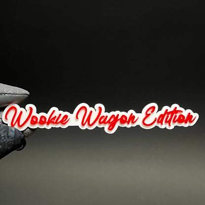 1PC Wookie Wagon Edition 3D Acrylic Badge - Car Truck Emblem Fender Sticker