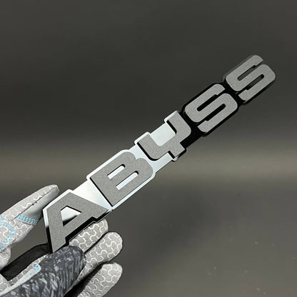 1PC ABYSS 3D Acrylic Badge - Car Truck Emblem Fender Tailgate Trunk Sticker