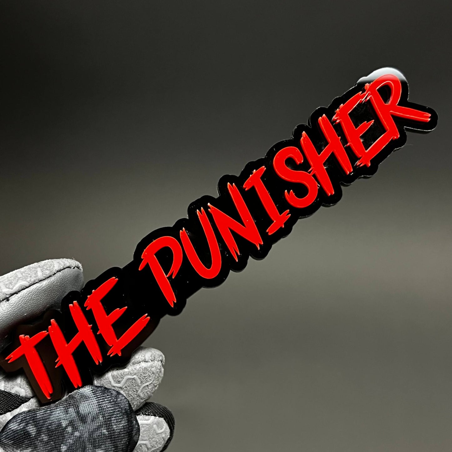 1PC THE PUNISHER 3D Acrylic Badge - Car Truck Emblem Fender Sticker