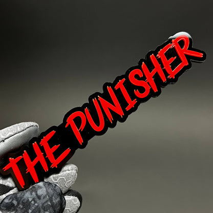 1PC THE PUNISHER 3D Acrylic Badge - Car Truck Emblem Fender Sticker