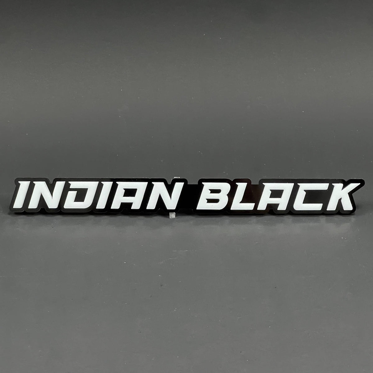 1PC Indian Black 3D Acrylic Badge - Car Truck Emblem Fender Tailgate Trunk Sticker