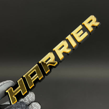 1PC HARRIER 3D Acrylic Badge - Car Truck Emblem Fender Tailgate Trunk Sticker