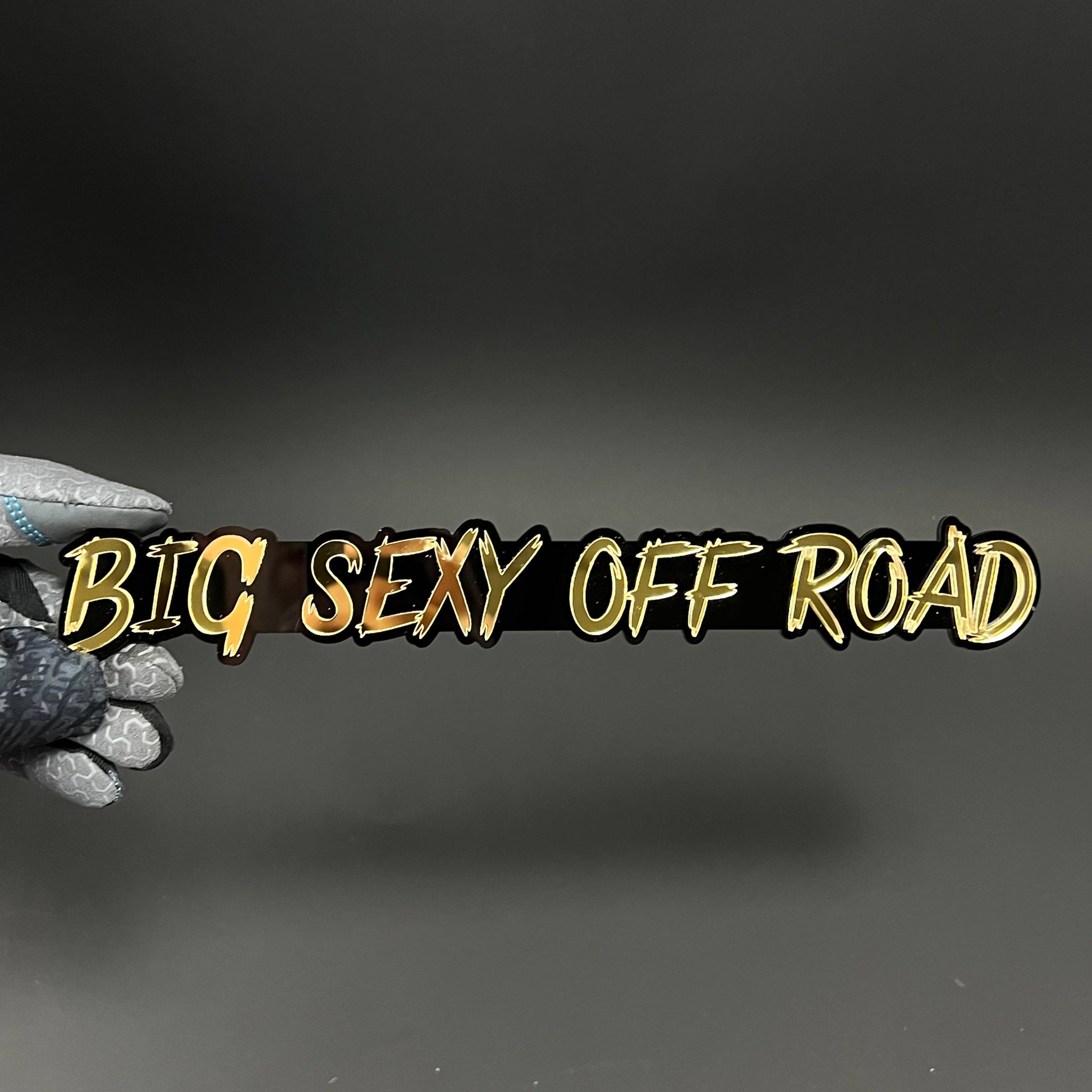 1PC BIG SEXY OFF ROAD 3D Acrylic Badge - Car Truck Emblem Fender Sticker